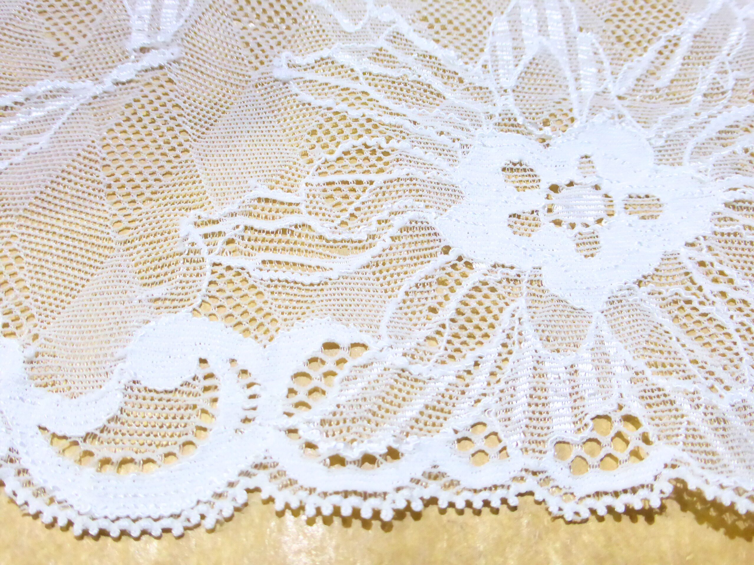 puntilla elástica flores 15cm 3 wowbcn